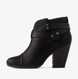 RAG + BONE Harrow Black Ankle Boots